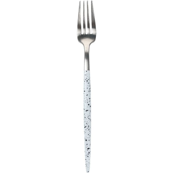 Bama Dessertvork Kyoto Silver White Marble - 12 Stuks