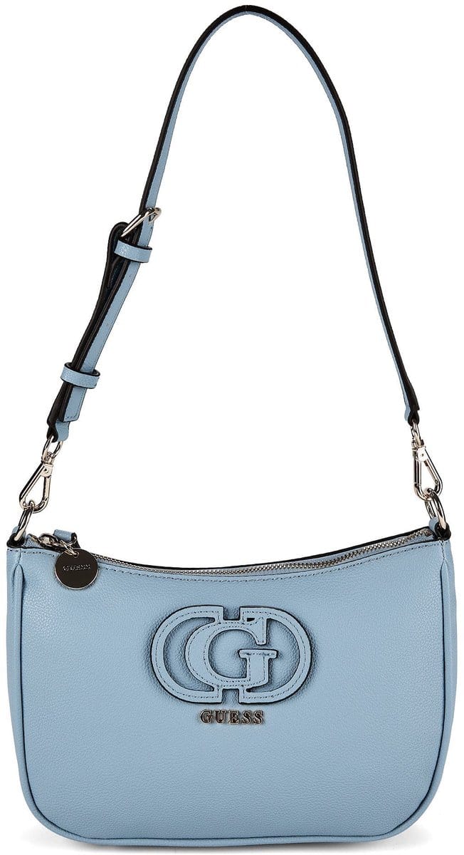 GUESS schoudertas Isola Shoulder Bag Light Blue Lichtblauw