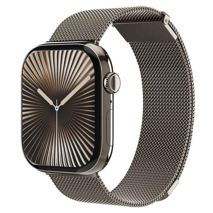 Vonmählen Milanese Loop 2 bandje voor de Apple Watch | 38/40/41/42 mm - Desert Sand
