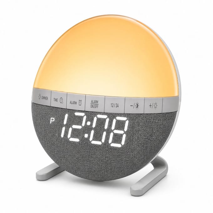Wake-up Light Wekker – Zonsopgang – Geluiden – Dimbaar