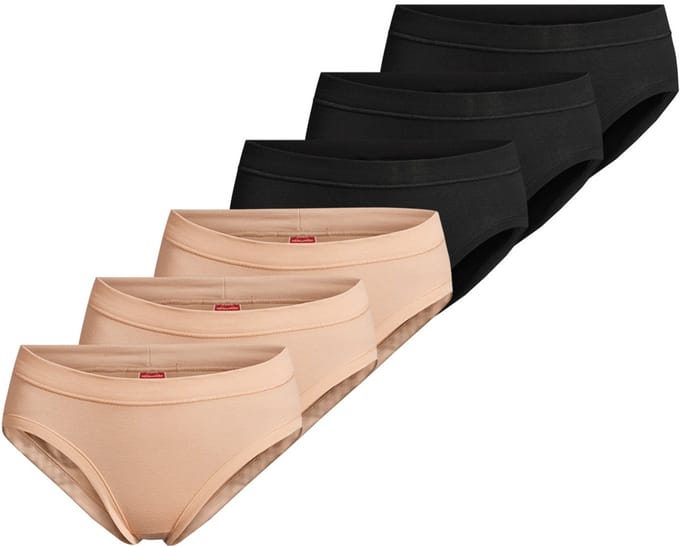 Conta Dames hipster slip 6 pack Feinripp