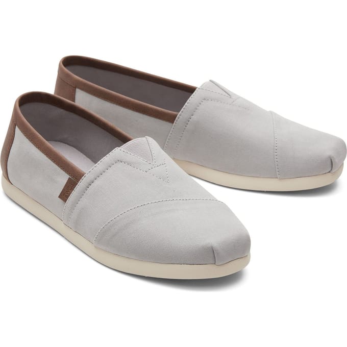 TOMS Alpargata 3.0 Polyester Heren Espadrilles Drizzle Grijs