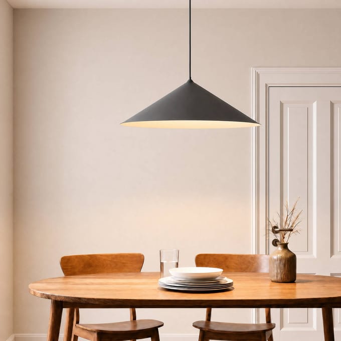 TK Lighting Hanglamp Lume XL, bruin, metaal, Ø 49 cm, GX53