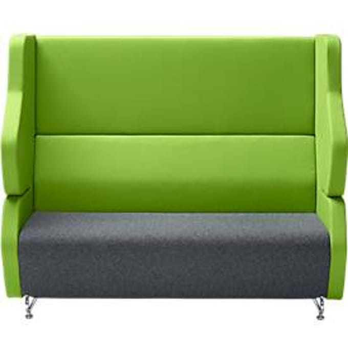 Akoestische lounge FORUM tweezit met hoge rugleuning