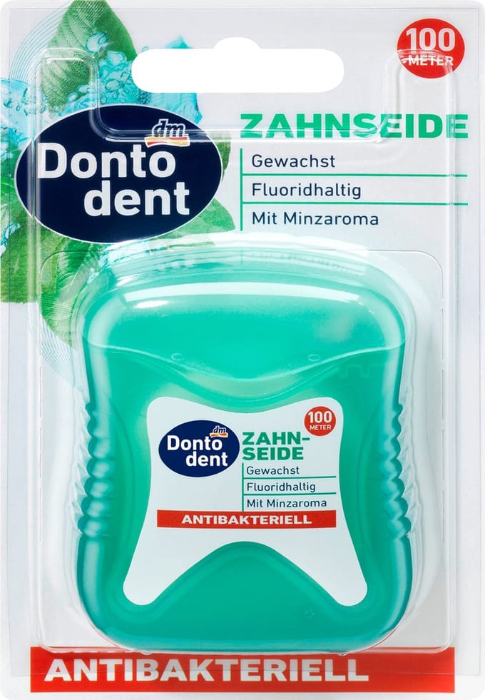 Dontodent Flosdraad antibacterieel, 100 m
