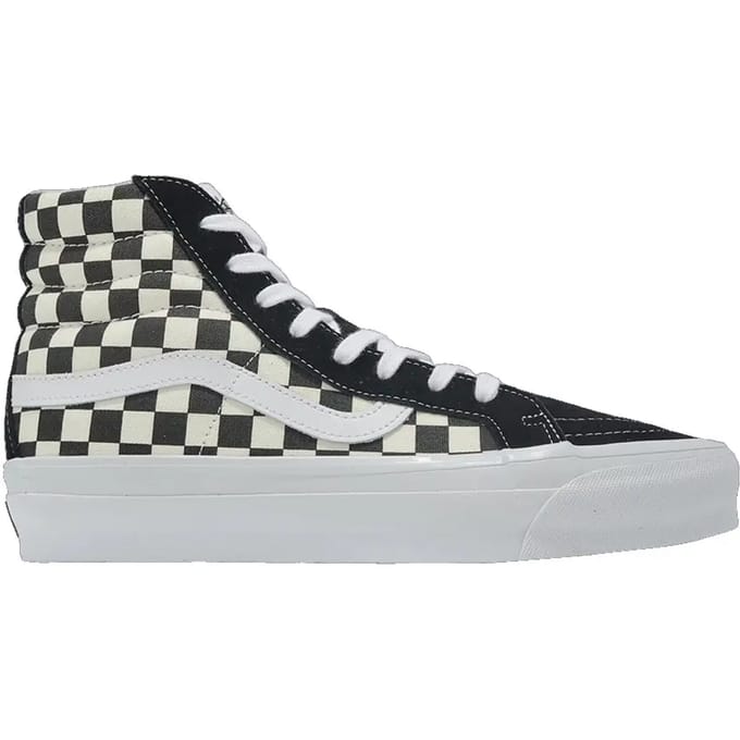 Vans Unisex Lx Sk8-hi Reissue 38 Checkerboard Black/off White Maat: 40.5 | Sneakers Outlet | Unisex | Zwart