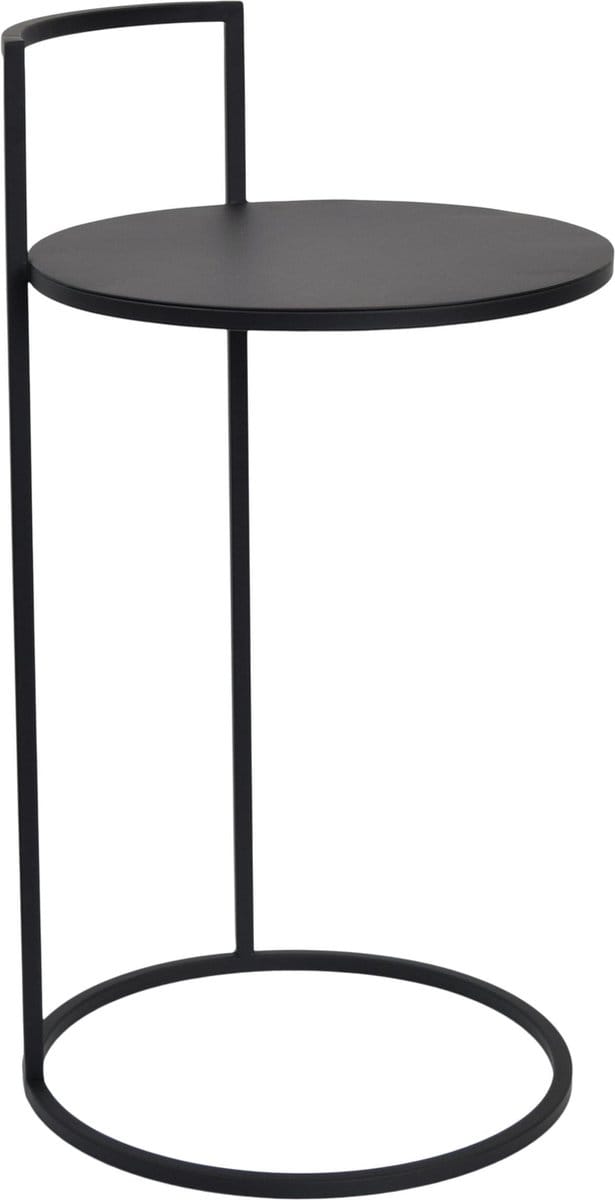 LOFT42 Jimmy Bijzettafel - Metaal - Mat Zwart -35x35x66