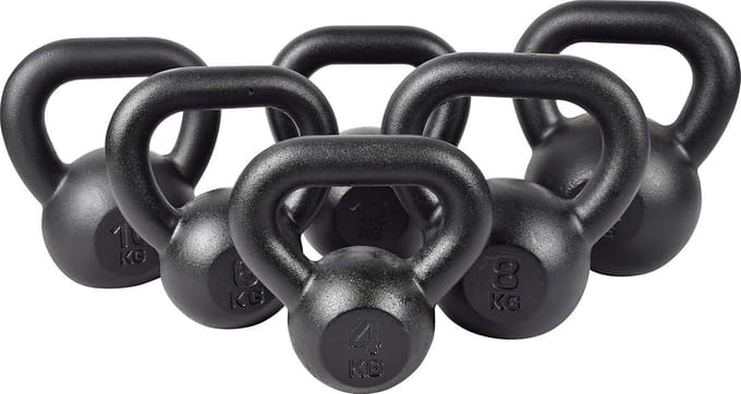 Zware Kettlebell van Gietijzer voor Kracht- en Cardiotraining