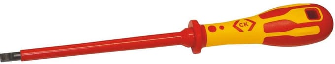 VDE Platte schroevendraaier C.K Dextro VDE T49144-040 Kopbreedte: 4 mm Koplengte: 100 mm