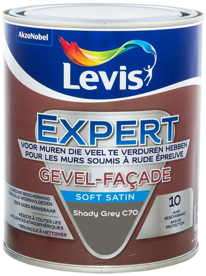 Levis - Expert Gevel Mix - Shady Grey C70 - Mengverf - 1 L