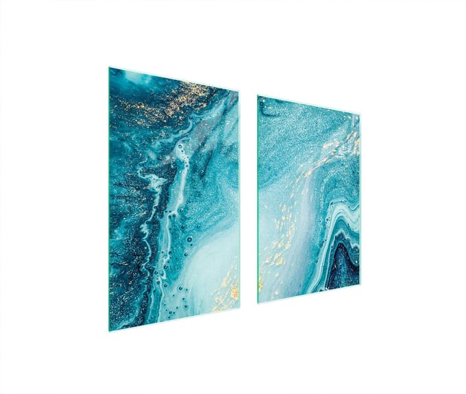 TMK ArtDeko - Snijplank - Marmer - 65x52cm - Glas