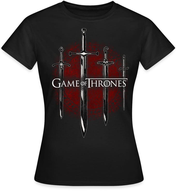 Game Of Thrones Zwaarden van de Huizen T-Shirt Dames