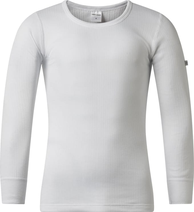 Gentlemen- heren thermo T-shirt - lange mouw - 50% polyester en 50% modal - wit - maat XL