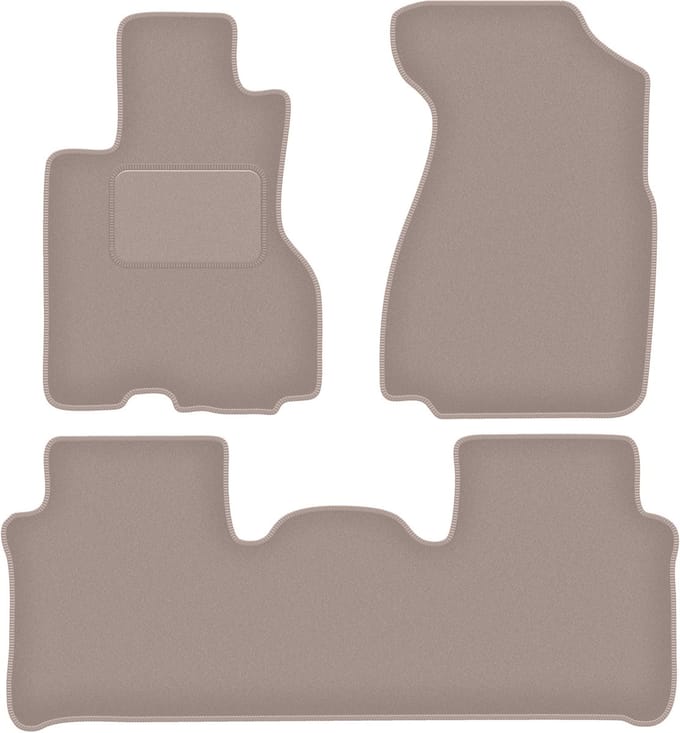 Beige veloursmatten voor: Honda CR-V II SUV (2001-2006)