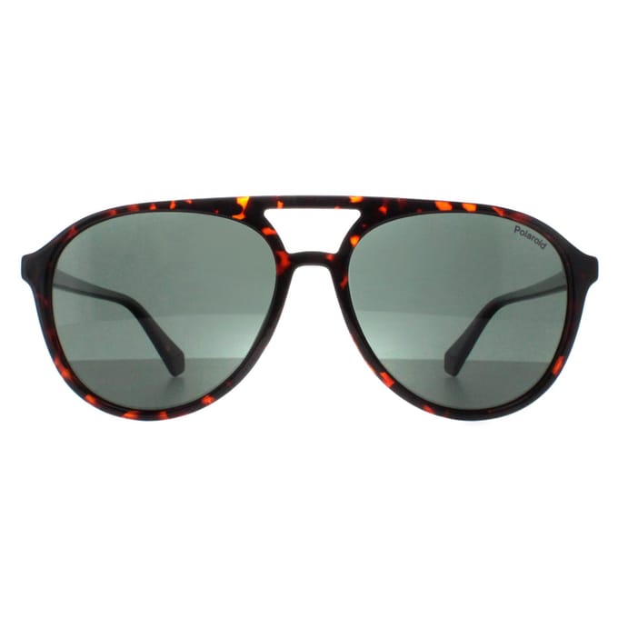 Polaroid Aviator Unisex Havana Groen Gepolariseerd PLD 4162/S