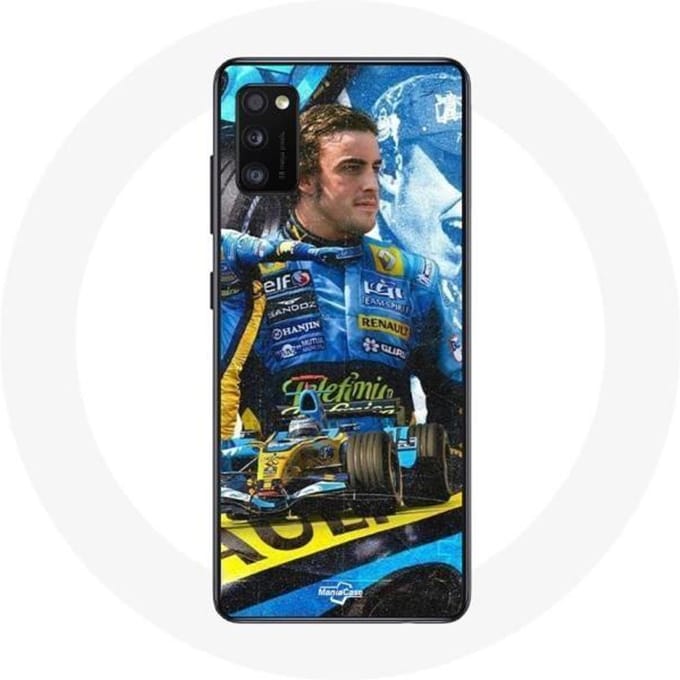 Samsung Galaxy A41 Case Formule 1 Fernando Alonso F1 wereldkampioen