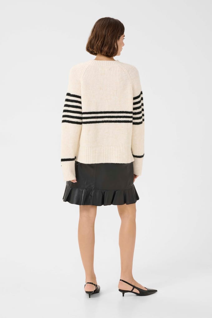 Pullover CUnicky Relaxed fit black offwhite