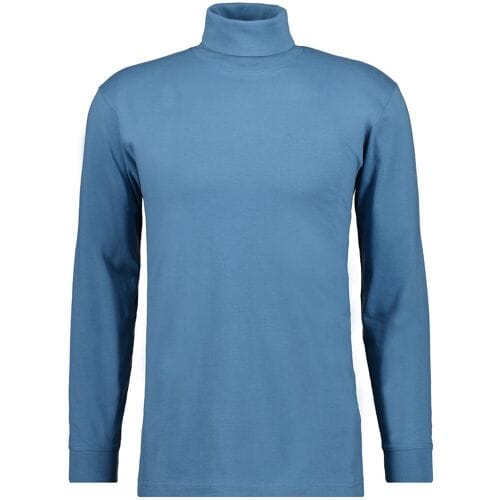 Ragman Long Sleeve Uni Col T-Shirt Single Jersey Blauwgrijs / male