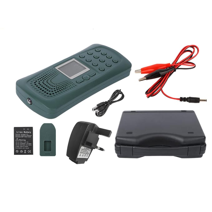 CP‑387B lecteur de sons d'appelant d'oiseau de chasse sans télécommande avec fonction de lampe de poche de synchronisation UK PLUG
