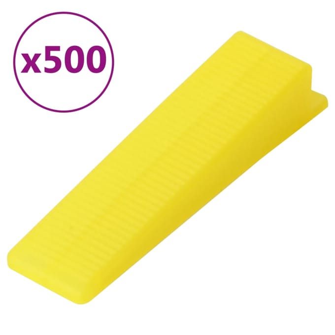 Vidaxl Tegel nivelleringswiggen, 500 St.