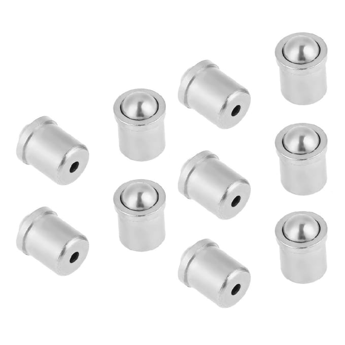 10 stuks 304 Roestvrij Staal Push Fit Kogelveer Plunjer 5mm*6mm Lichaam
