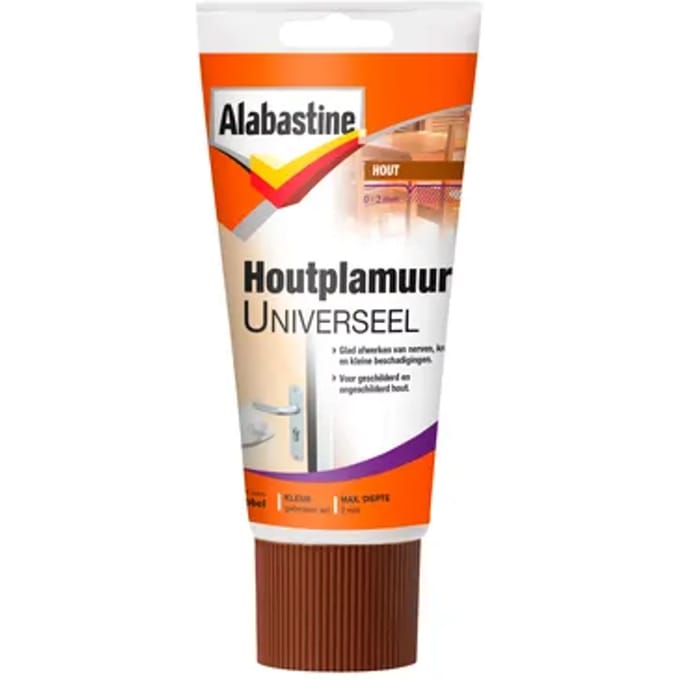 Alabastine Houtplamuur Universeel 2ndpl 250 Gr