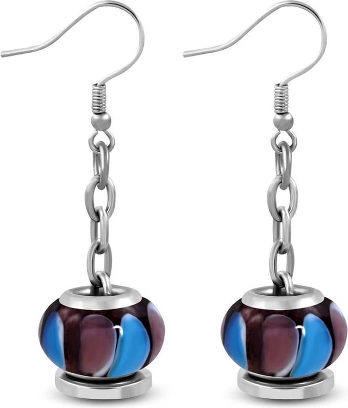 Montebello Oorbellen Gerdi ECJ042 - 316L Staal - Bedel - ∅13mm - 32mm