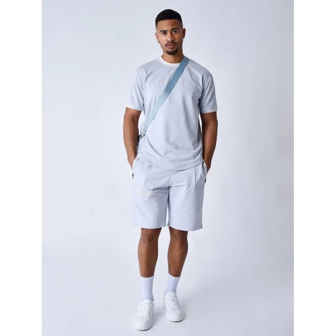 Korte broek met contrasterende logoband Project X Paris
