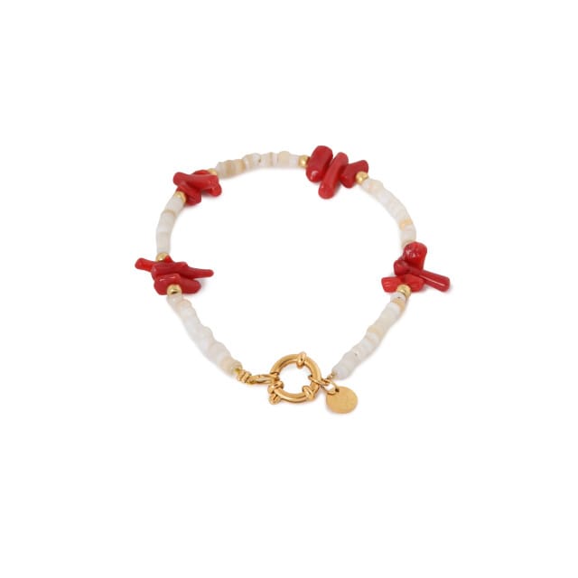 Label Kiki Coral crush bracelet