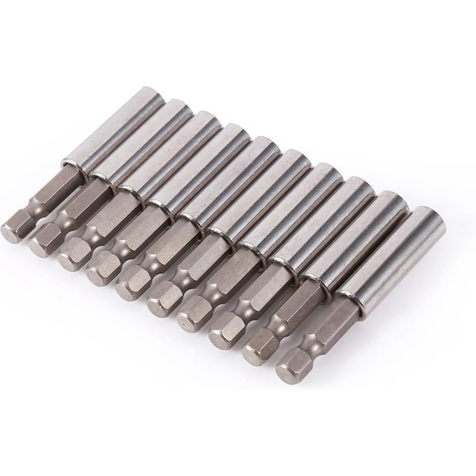 10 Stuks Schroevendraaier Verlengstuk Socket Boorhouder 14  Zeskant Elektrisch Gereedschap