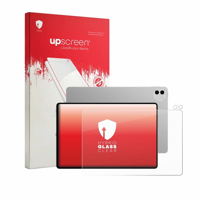 upscreen - Screenprotector voor Honor Magicpad 4 12.3" (Voor+Camera) - Folie Beschermfolie Beschermglas transparant