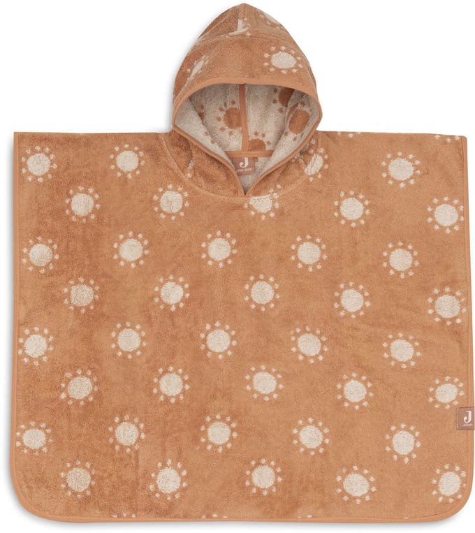 Jollein Badponcho - 100% Badstof - 1-2 jaar - Jacquard - Sun Reversible