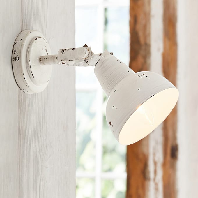 LOBERON Wandlamp Rieke antiekwit