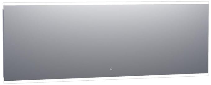 Brauer Jasper Spiegel - Rechthoekig - 200 cm - met Directe LED-Verlichting - Dimbaar - met Touchbediening