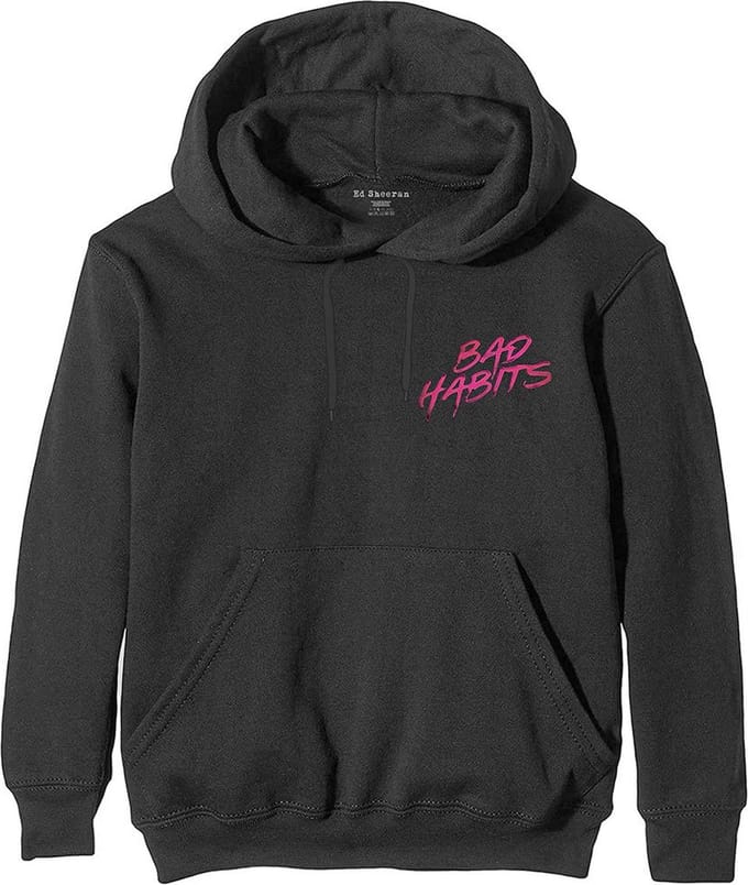 Ed Sheeran - Bad Habits Hoodie/trui - M - Zwart