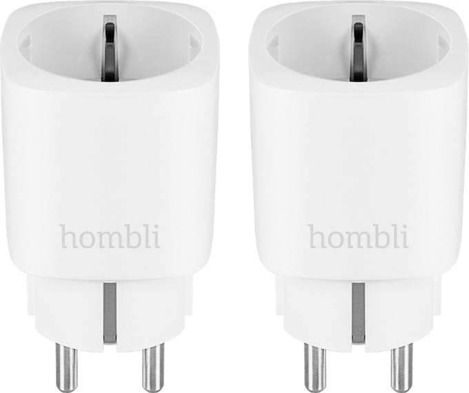 2x Hombli Slimme Stekker WiFi Energiemeter via mobiele app