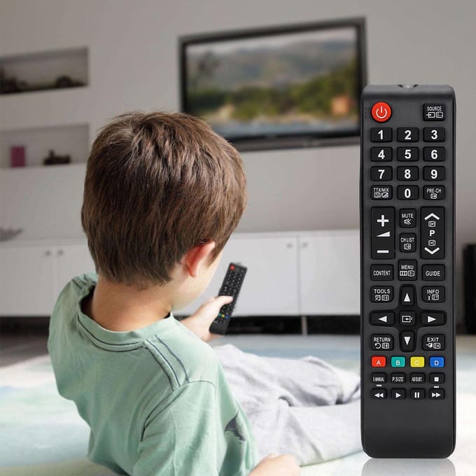 voor Samsung AA5900602A TV Draadloze Afstandsbediening Thuis Lange Afstand Televisie Controller wit