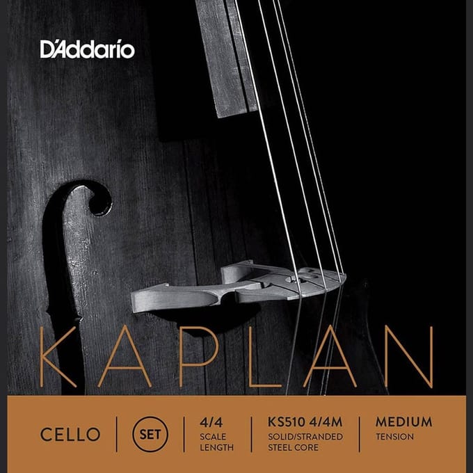 D'Addario KS510-44M cello set, 4/4, medium, consists of KS511-512-513-514 (44M)