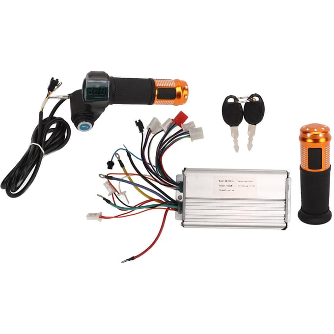 48V 1000W Borstelloze Controller Elektrische Fiets Ombouwset Goud Universele Gashendel Lithium black