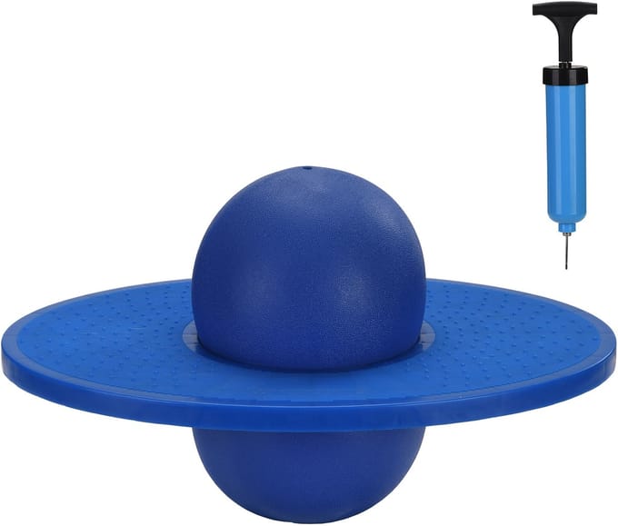 Pogo ball - kinderen - tot 100 kg - blauw
