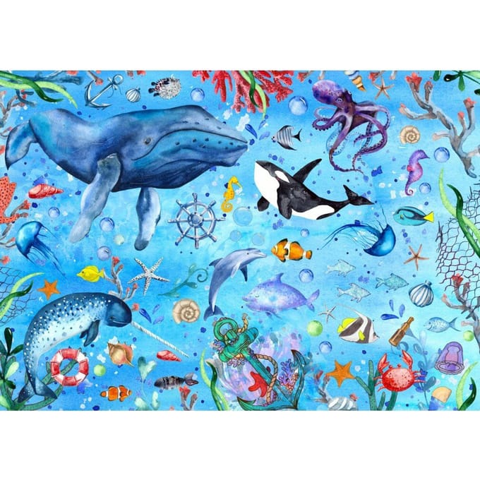 Enjoy Puzzle legpuzzel Deep Blue Sea - 1000 stukjes volwassenen.