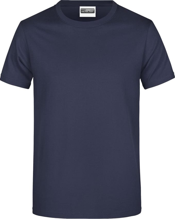 James And Nicholson Heren Ronde Hals Basic T-Shirt (Marine)