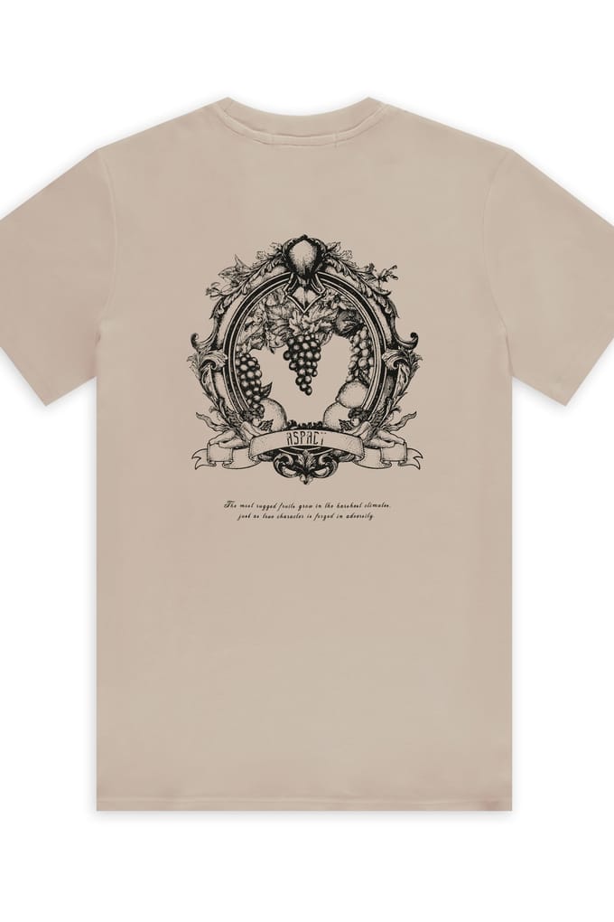 Aspact Unisex Zain Tee Sand Größe: S | Hemden Outlet | Unisex | Braun