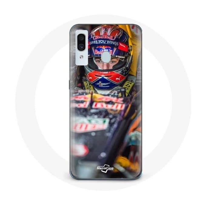 Samsung Galaxy A20 Hoesje Formule 1 Max Verstappen F1 Autocoureur