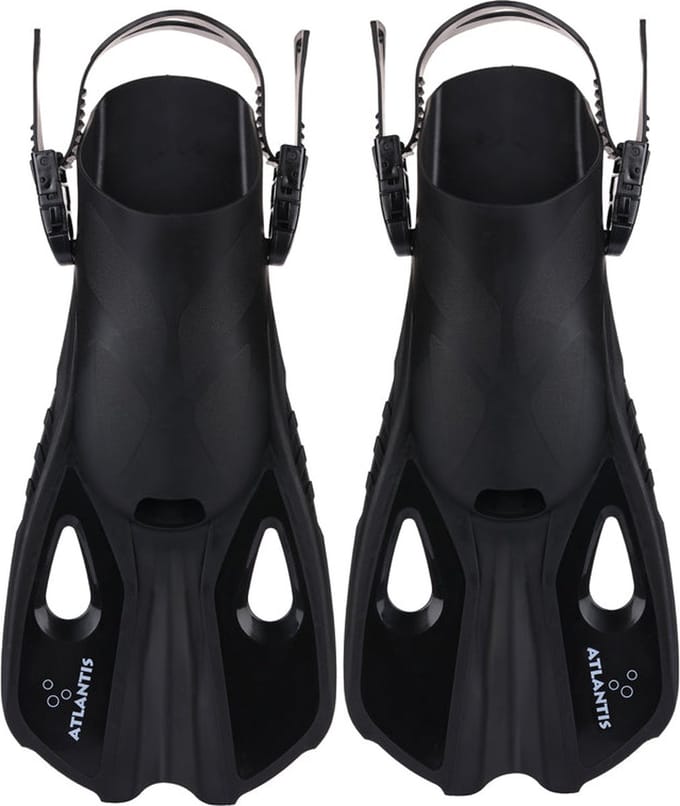 Atlantis Snapper - Zwemvliezen - Flippers - Kinderen - Zwart - 34-38