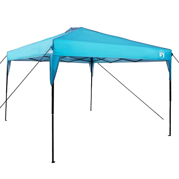vidaXL - Luifel - Tent - 290 - x - 290 - x - 251 - cm - Blauw - Stof