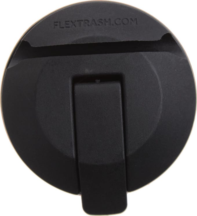 Flextrash Vacuclip zuignap - zwart - 60mm