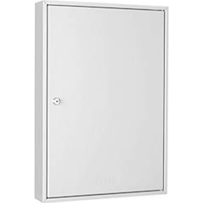 Formaat sleutelkast S 100, B 300 x D 80 x H 450 mm, tot 100 sleutels, lichtgrijs