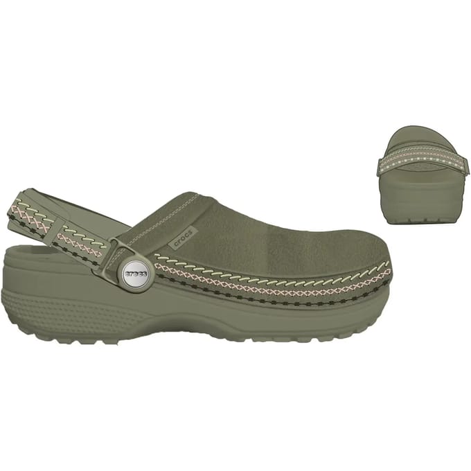 Klompen Crocs Crafted Vegan Suede