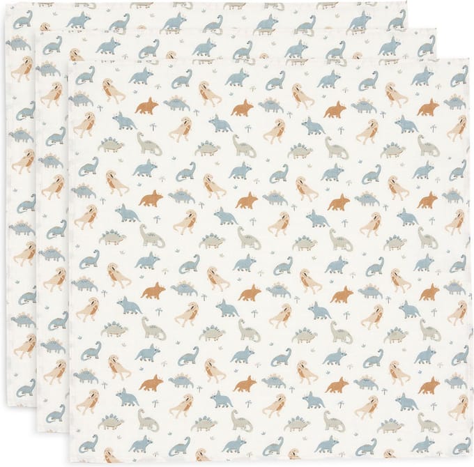 Jollein Hydrofiele Doek Small 70x70cm Roarsome (3pack)